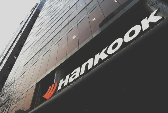 Imagen del logo de Hankook.
