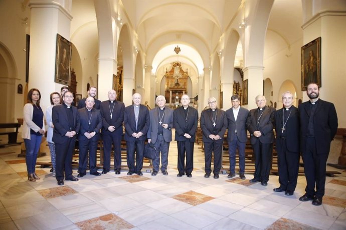 Los obispos de Andalucía en Montilla por el Año Jubilar de San Juan de Ávila en mayo de 2019.