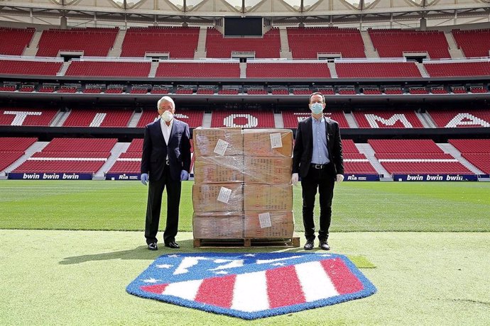 La Fundación del Atlético de Madrid ha donado 20.000 mascarillas a la Junta Municipal de San Blas