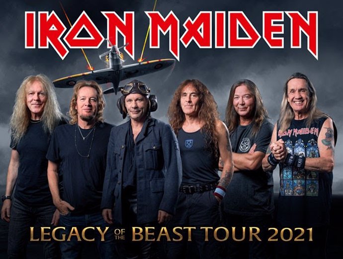 Coronavirus.- Iron Maiden aplaza su concierto en Barcelona al sábado 19 de junio de 2021