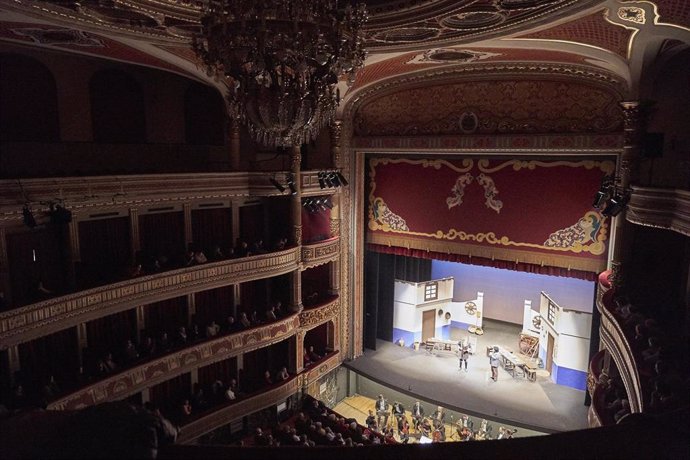 Foto de archivo del interior del Teatro Lope de Vega de Sevilla.