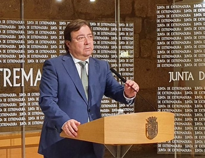 El presidente de la Junta, Guillermo Fernández Vara, en una imagen de archivo