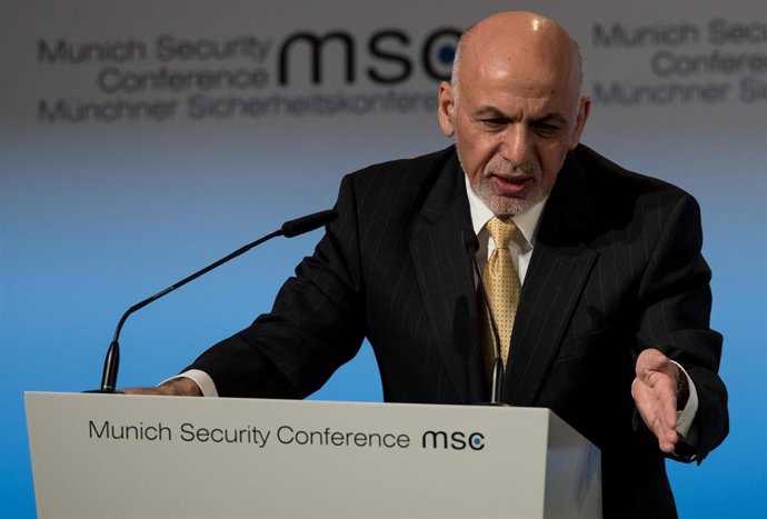 El presidente de Afganistán, Ashraf Ghani, en la conferencia de Seguridad de Múnich