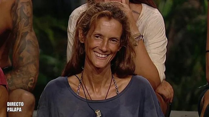 Elena, la madre de Adara, en la Palapa de Supervivientes