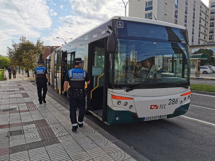 Control de la Policía Municipal.