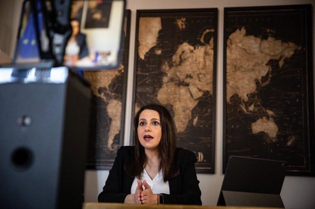 La presidenta de Ciudadanos y portavoz en el Congreso de los Diputados, Inés Arrimadas.