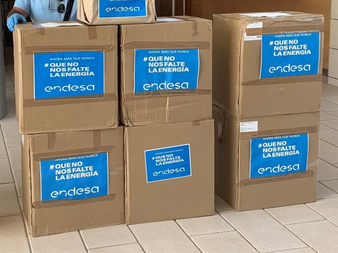 Material sanitario repartido por el Consell de Mallorca.