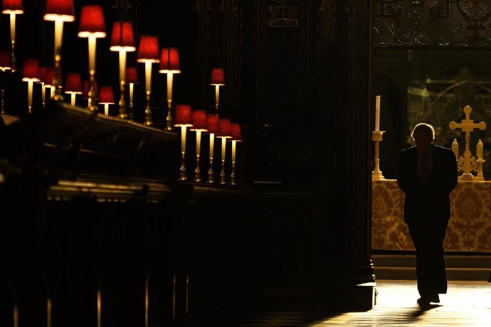 El primer ministro británico, Boris Johnson, visita la tumba del Soldado Desconocido en Londres