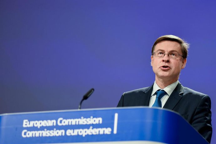 El vicepresidente económico del Ejecutivo comunitario, Valdis Dombrovskis