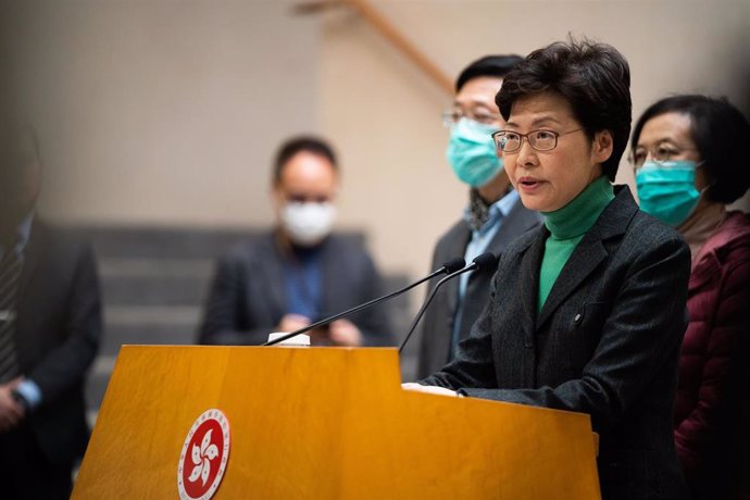 La jefa del Ejecutivo de Hong Kong, Carrie Lam