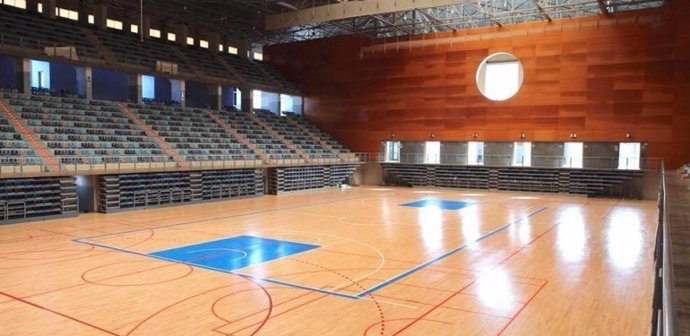 Interior del Palacio de Deportes Carolina Marín en Huelva