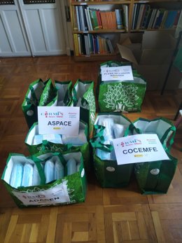 Las mascarillas recibidas por CERMIN.