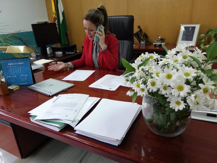 La delegada de la Junta en Huelva, Bella Verano.