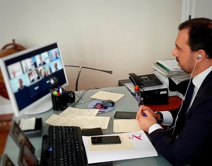 Javier Millán, delegado territorial de Turismo, Regenaración, Justicia y Administración Local de la Junta en Sevilla .