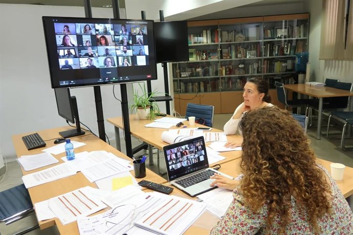 Reunión de la consellera de Cultura, Pilar Costa, con el sector.