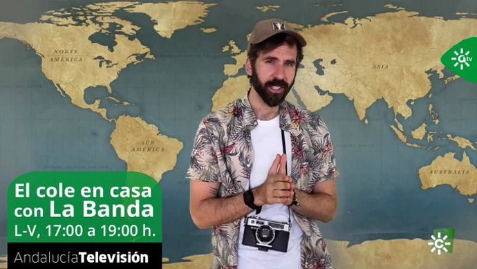 Imagen del programa 'El cole en casa con La Banda', que desarrollan Canal Sur y la Consejería de Educación. 