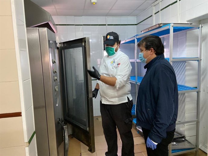 Huelva.- Coronavirus.- Trasladan a la escuela de hostelería Virgen de la Cinta l