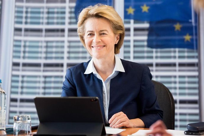 La presidenta de la Comisión Europea, Ursula von der Leyen