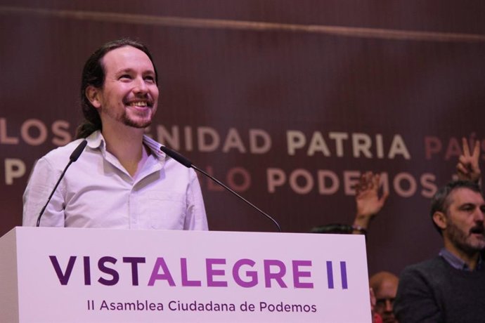 Pablo Iglesias en Vistalegre II 