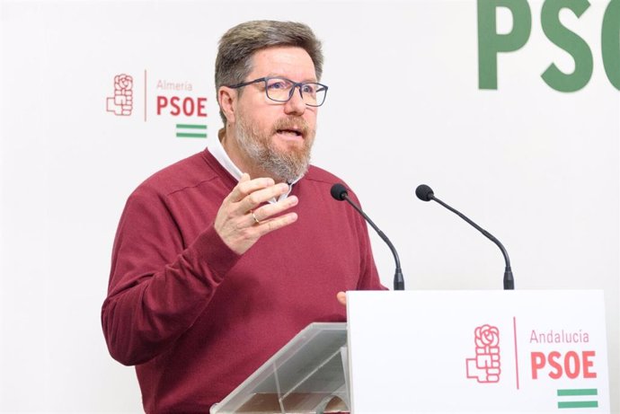 El portavoz adjunto del PSOE-A en el Parlamento Rodrigo Sánchez Haro, en una imagen de archivo.