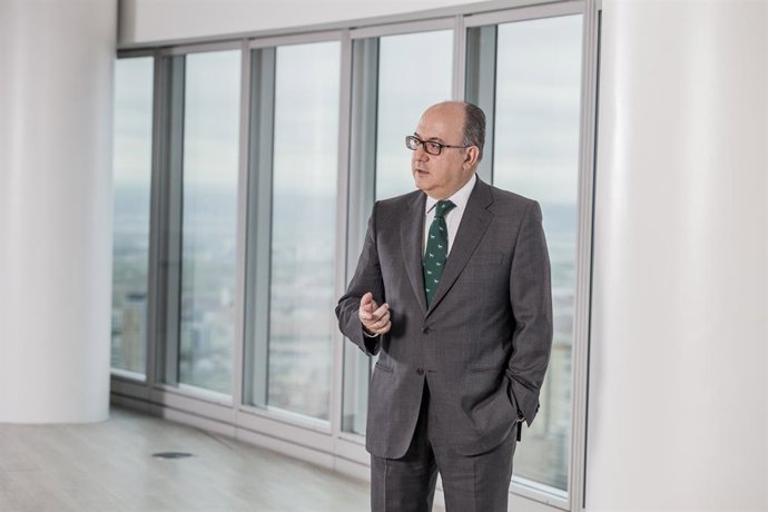 El presidente de la Asociación Española de Banca (AEB), José María Roldán.