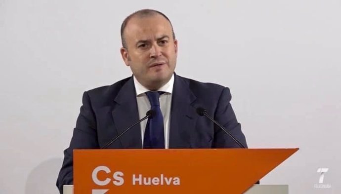 El portavoz provincial de Ciudadanos en Huelva y vicepresidente del Parlamento de Andalucía, Julio Díaz.