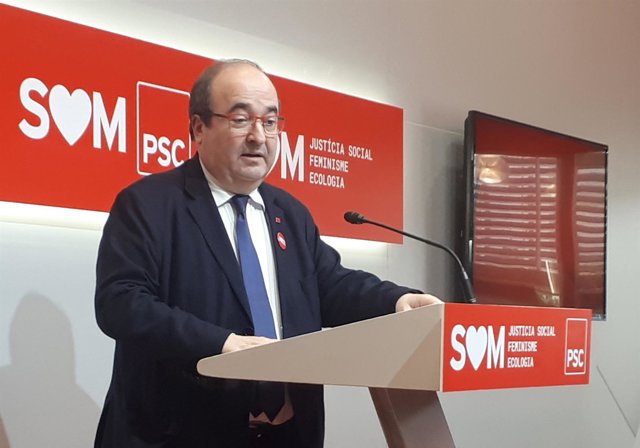 El primer secretario del PSC, Miquel Iceta.