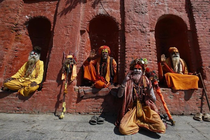 Festividad religiosa en Nepal