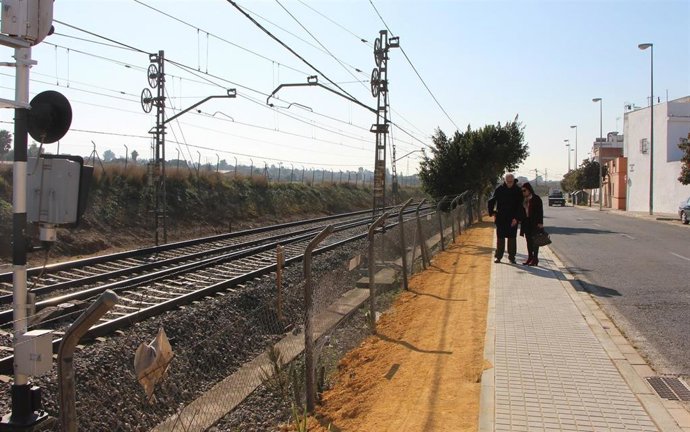 Acera de la avenida de Jerez