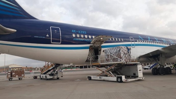 Mascarillas donadas por un empresario estonio