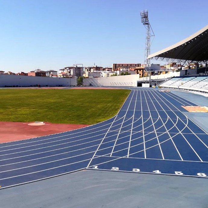 El Estadio Iberoamericano de Atletismo de Huelva.