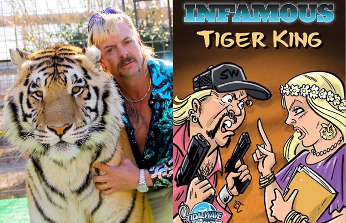 Tiger King tendrá su propio cómic contra el matrato animal