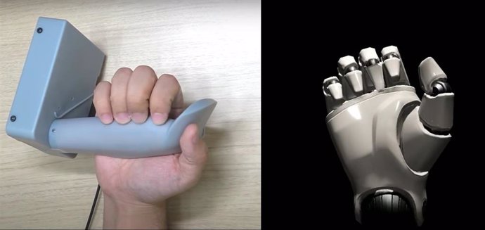 Sistema de reconocimiento del movimiento de los dedos para VR