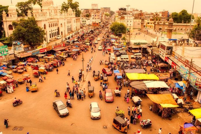 Imatge d'arxiu de la ciutat d'Hyderabad, en l'Índia, on s'ha desenvolupat l'estudi d'ISGlobal