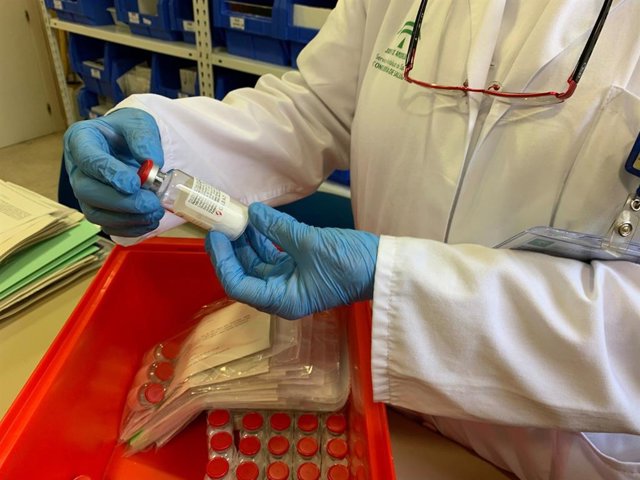 Imagne de archivo de un vial de remdesivir. 