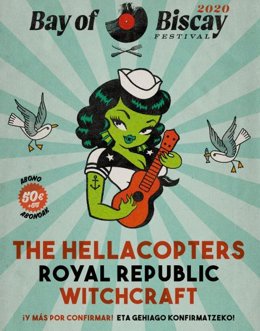 Cartel de la edición 2020 del festival Bay of Biscay