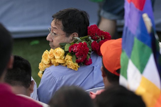 El candidato del MAS a las próximas elecciones presidenciales en Bolivia, Luis Arce