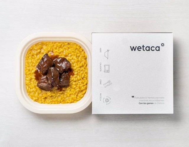 Plato de comida de Wetaca