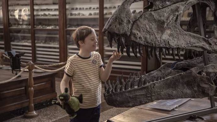 Fotograma de 'Mi hermano persigue dinosaurios'