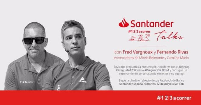 Santander Talks 123aCorrer reúne a Fred Vergnoux y Fernando Rivas, entrenadores de Mireia Belmonte y Carolina Marín