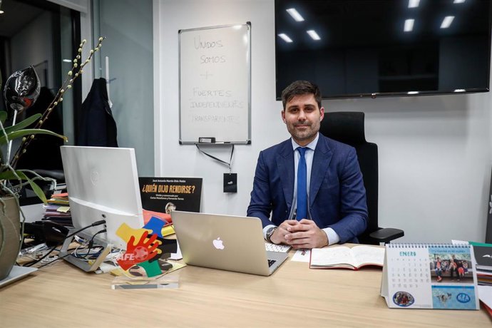 El presidente de AFE, David Aganzo