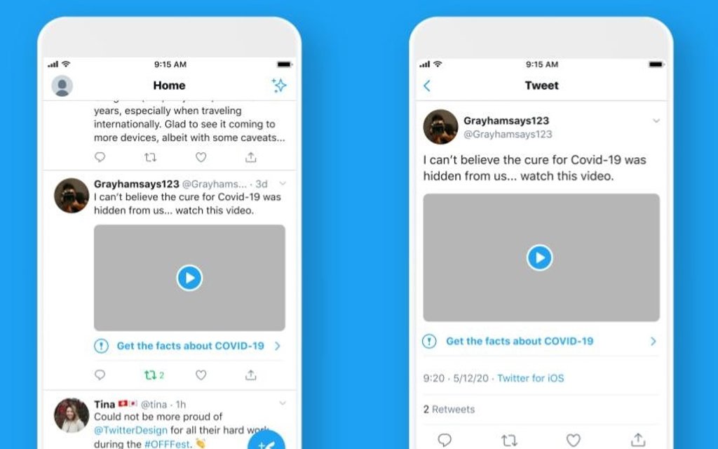 Twitter etiquetará las publicaciones dañinas sobre la Covid-19, como ya hace con los contenidos sintéticos 1