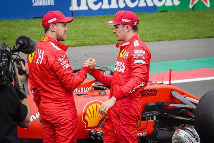 Fórmula 1.- Leclerc agradece el "gran honor" de compartir equipo con Vettel pese