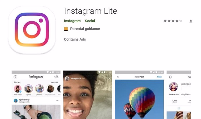 Instagram retira su app Lite para preparar el lanzamiento de una nueva versión 