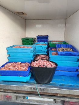 4 Barcos Precintados Y 360 Kg De Cigalas Incautados (Consejería De Agricultura, Ganadería, Pesca Y Desarrollo Sostenible)