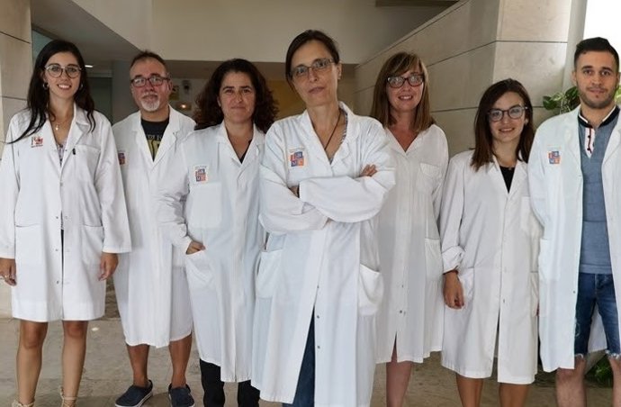 Equipo de Mar Ortega Villaizán en la UMH.