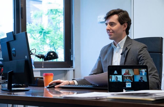 El vicesecretario de Comunicación del Partido Popular y diputado nacional por Málaga, Pablo Montesinos.