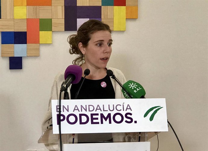 La diputada de Adelante Andalucía Ana Villaverde