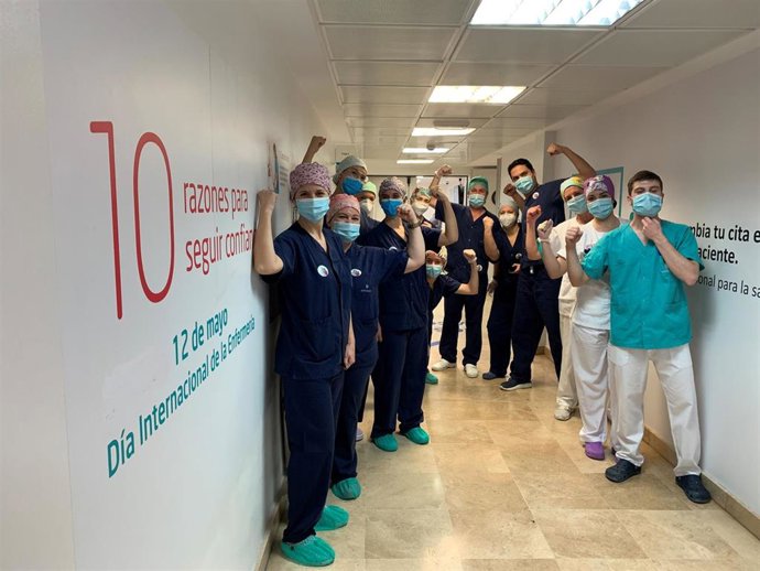 Profesionales del Servicio de Enfermería de los hospitales Quirónsalud Sevilla