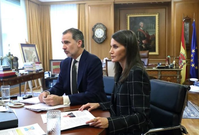 Los Reyes Felipe y Letizia
